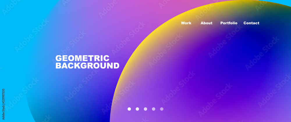 Liquid shapes with flowing gradient colors. Round elements and circles. Vector illustration for wallpaper, banner, background, leaflet, catalog, cover, flyer Liquid shapes with flowing gradient colors. Round elements and circles. Vector illustration for wallpaper, banner, background, leaflet, catalog, cover, flyer