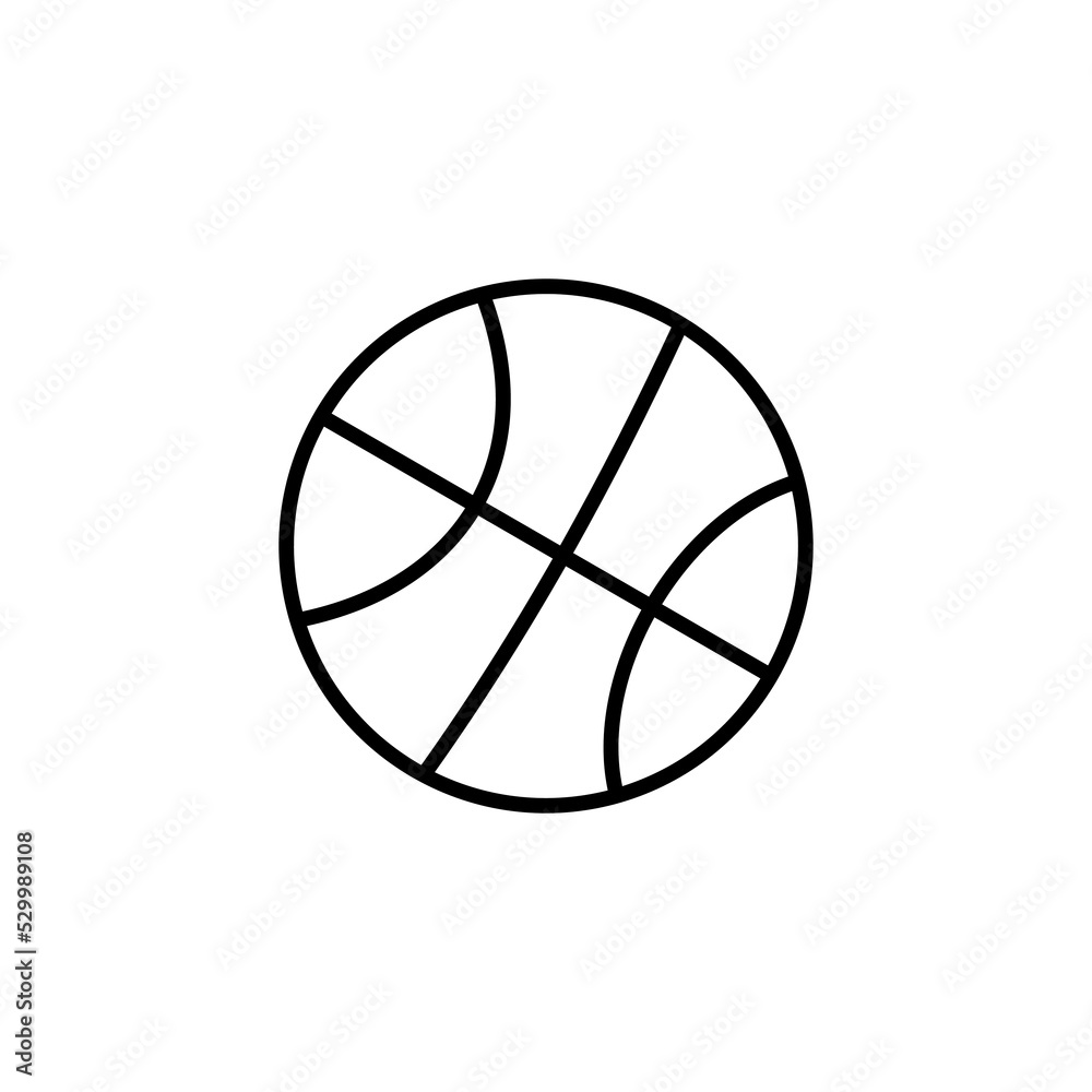 Basketball icon vector for web and mobile app. Basketball ball sign and symbol Basketball icon vector for web and mobile app. Basketball ball sign and symbol