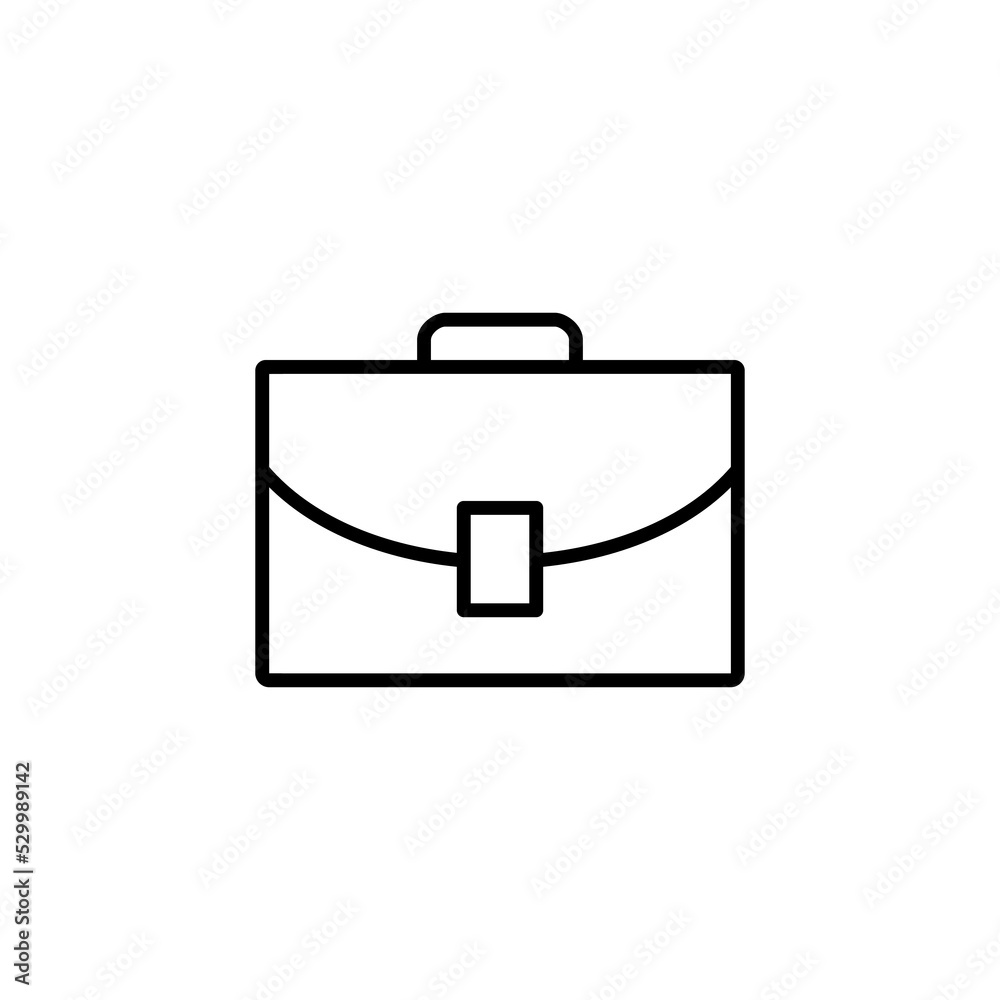 Briefcase icon vector for web and mobile app. suitcase sign and symbol. luggage symbol. Briefcase icon vector for web and mobile app. suitcase sign and symbol. luggage symbol.