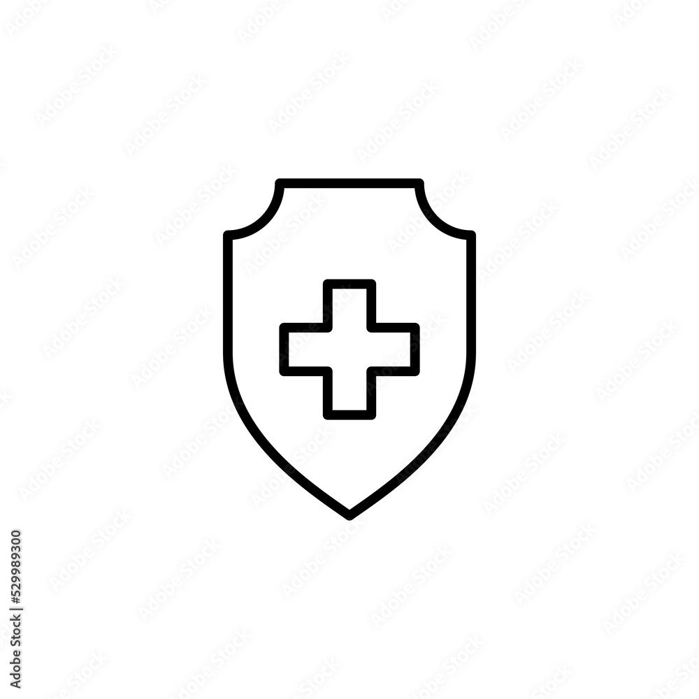 Health insurance icon vector for web and mobile app. Insurance document sign and symbol Health insurance icon vector for web and mobile app. Insurance document sign and symbol