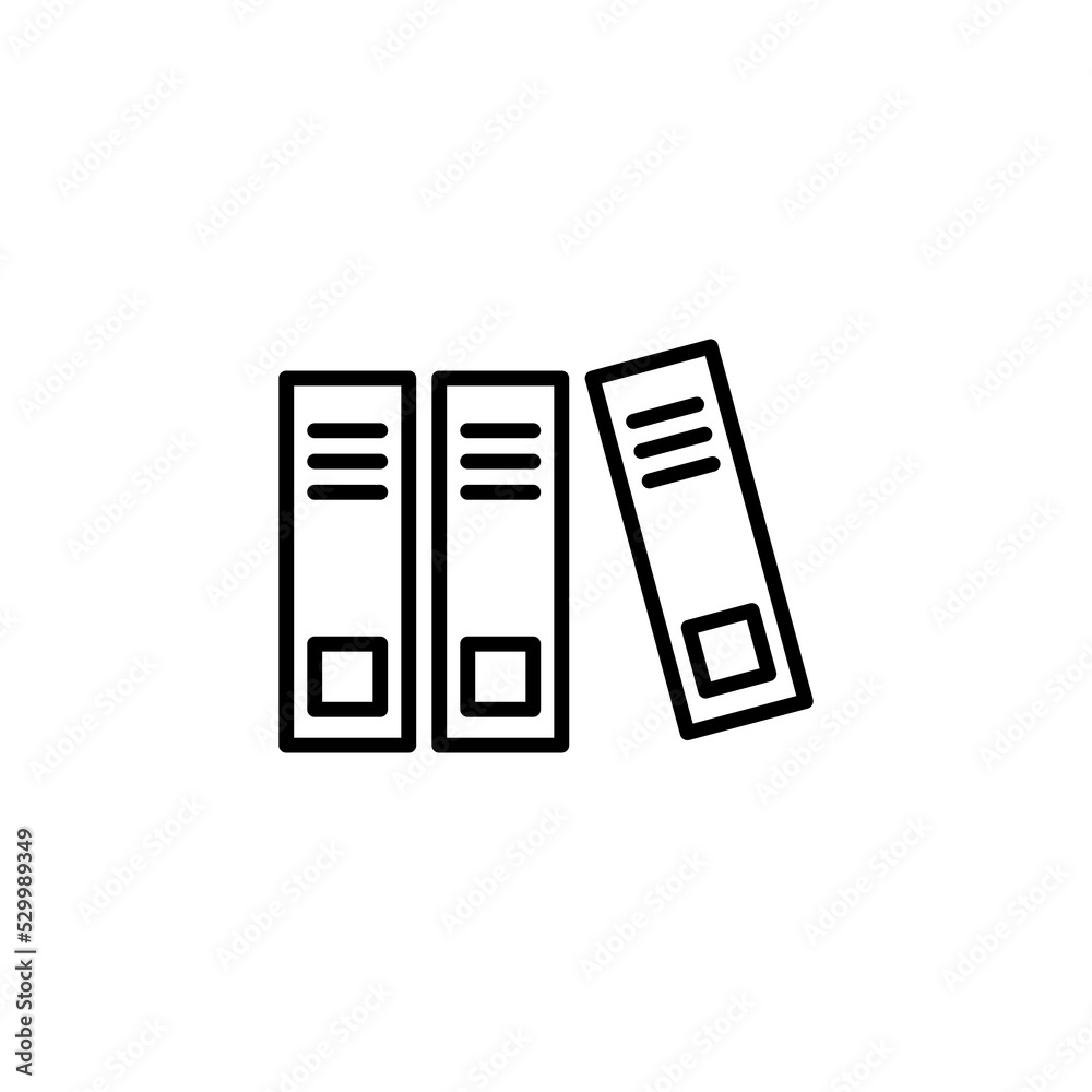 Library icon for web and mobile app. education sign and symbol Library icon for web and mobile app. education sign and symbol