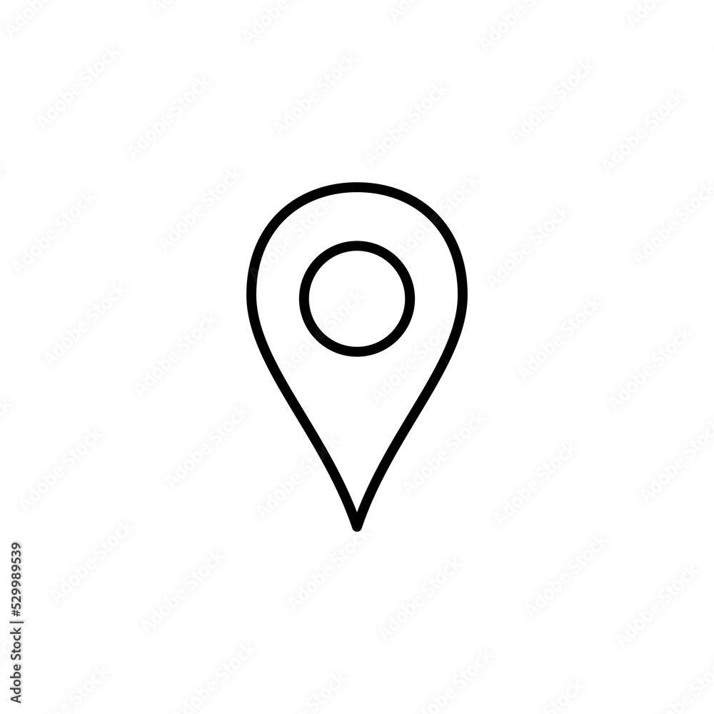 Pin icon for web and mobile app. Location sign and symbol. destination icon. map pin Pin icon for web and mobile app. Location sign and symbol. destination icon. map pin