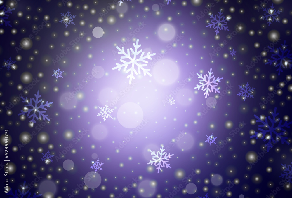 Dark Purple vector pattern in Christmas style. Dark Purple vector pattern in Christmas style.