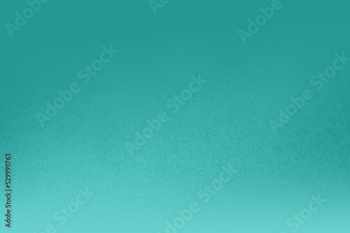 Fotografie Pale Blue green or moderate cyan tone color paint on blank recyclable cardboard