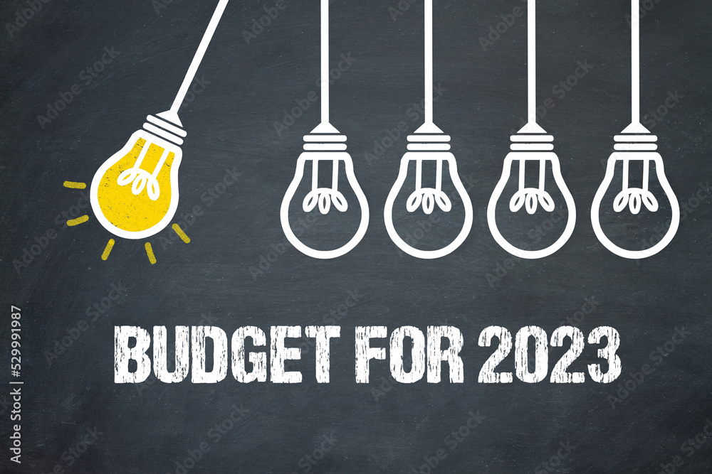 Fototapeta premium Budget for 2023