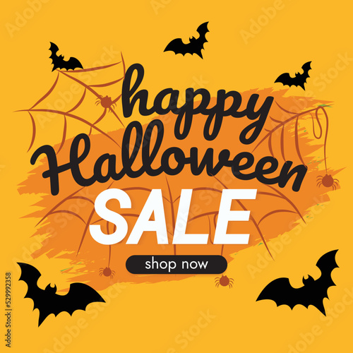 spooky halloween sale banner for this halloween