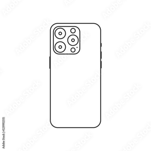 Smartphone icon. Gadget symbol modern, simple, vector, icon for website design, mobile app, ui. Vector Illustration