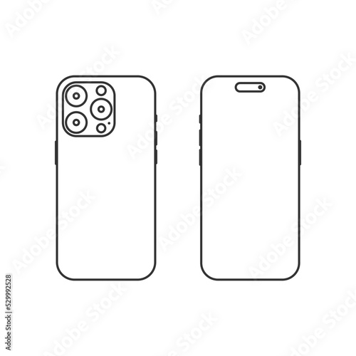 Smartphone icon. Gadget symbol modern, simple, vector, icon for website design, mobile app, ui. Vector Illustration