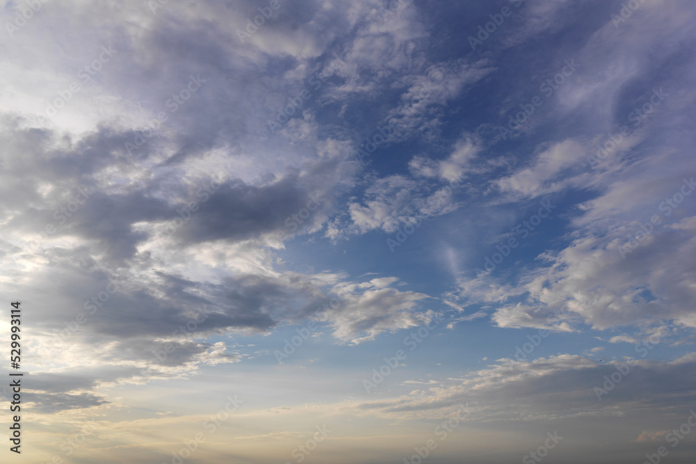 sky and clouds at late afternoon 2022/06/19 17:57