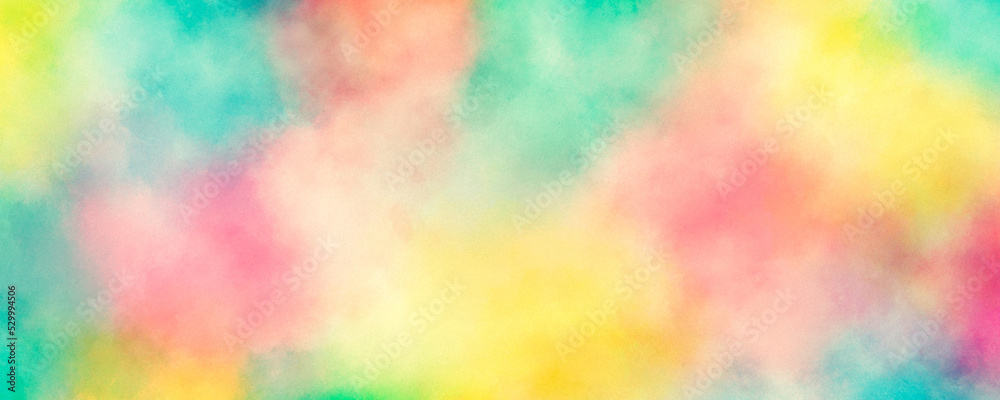 Colorful blurred watercolor background