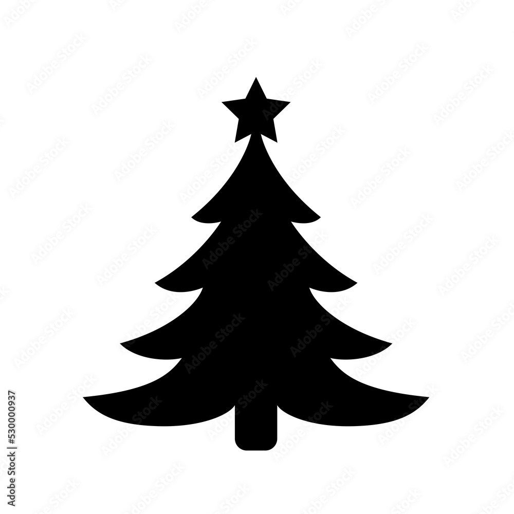 Christmas tree icon symbol sign vector illustration logo template Isolated for any purpose Christmas tree icon symbol sign vector illustration logo template Isolated for any purpose