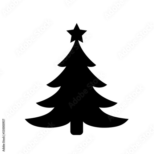 Christmas tree icon symbol sign vector illustration logo template Isolated for any purpose