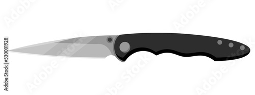 Jackknife. Cute jackknife isolated on white background. Vector illustration