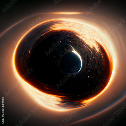 Blackhole concept photo
