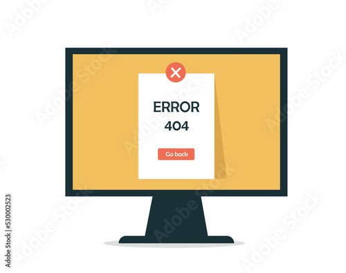 Error 404 landing page template