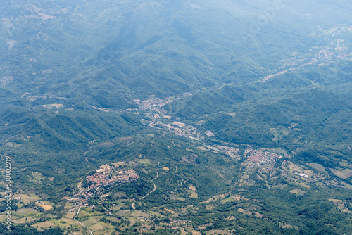 Slika na platnu Civita d'Antino and Pero dei Santi mountain villages, Italy