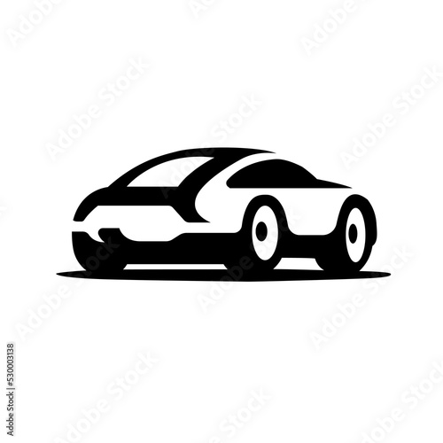 Sporty car icon symbol sign vector illustration logo template Isolated for any purpose