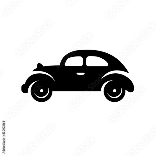 Vintage car symbol sign vector illustration logo template Isolated for any purpose