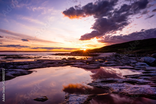 Sunset Scape by the Coastline in Kurnell  photo