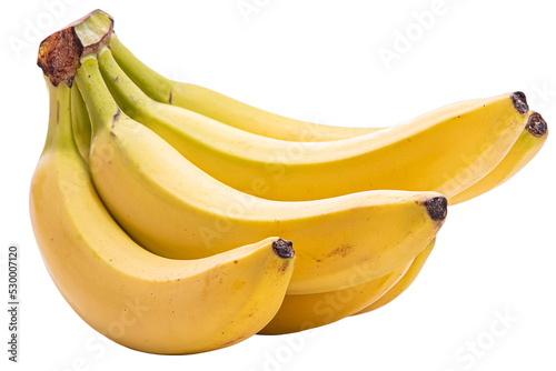 Photographie PNG, bunch of ripe bananas