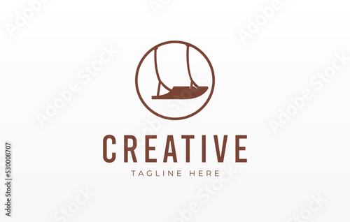 Swing Playground Logo Design Template