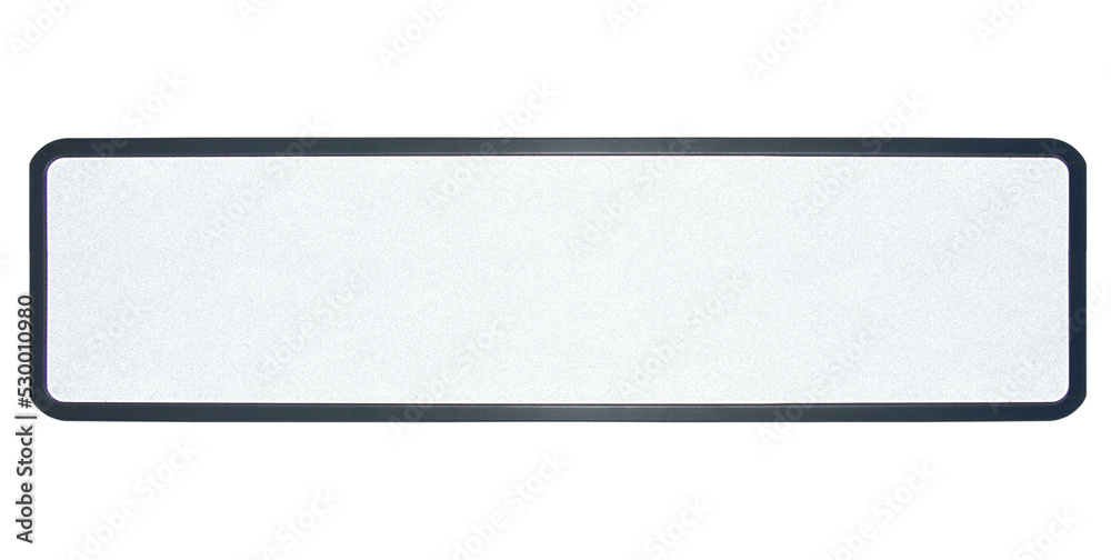 Obraz premium plaque d’immatriculation sans marquage 