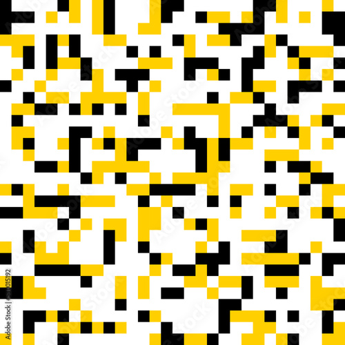 Mosaic seamless pattern, geometric chaotic tiling vector background for wallpapers, wrapping paper or website backgrounds.