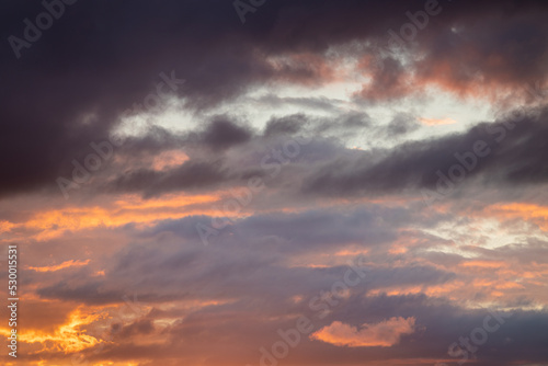 background in the form of the evening sky © Oleg Opryshko