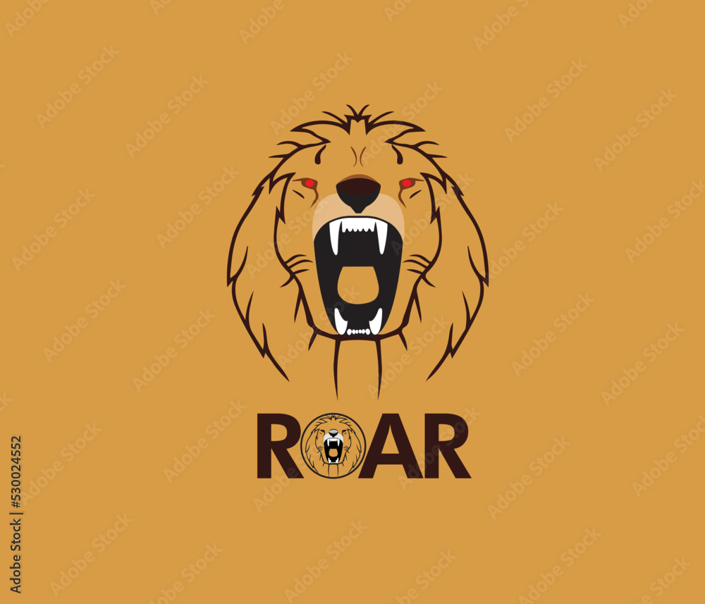 lion logo template to relate the zoo and animal brand and company lion logo template to relate the zoo and animal brand and company
