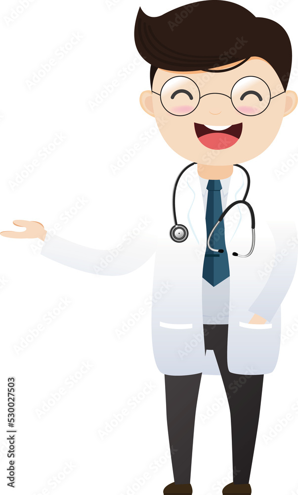 Smiling medical doctor. Smart doctor presenting in various action.Doctor character at hospital. Smiling medical doctor. Smart doctor presenting in various action.Doctor character at hospital.
