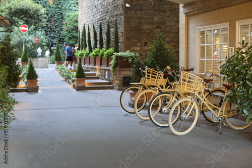 bicycles on the street