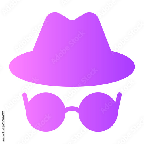 spy gradient icon