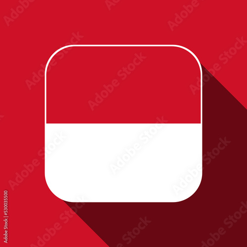 Monaco flag, official colors. Vector illustration. Free Download Monaco flag, official colors. Vector illustration. - GFXLoad