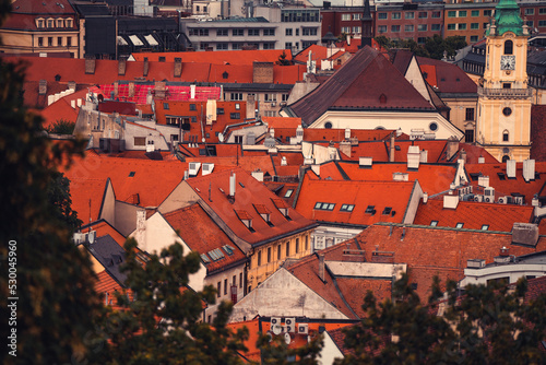 Landscape of city Bratislava,Slovakia