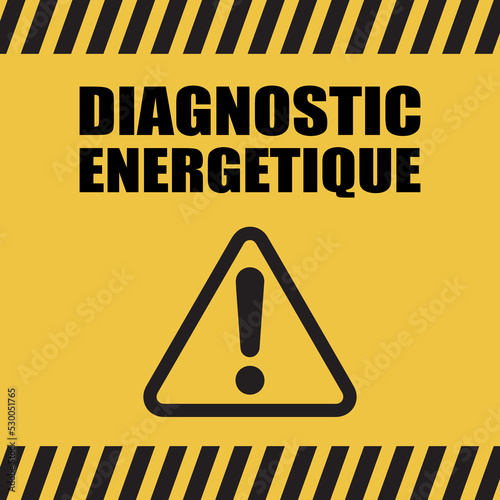 Logo diagnostic énergétique.