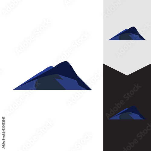 Mountain icon Logo Template Vector illustration design