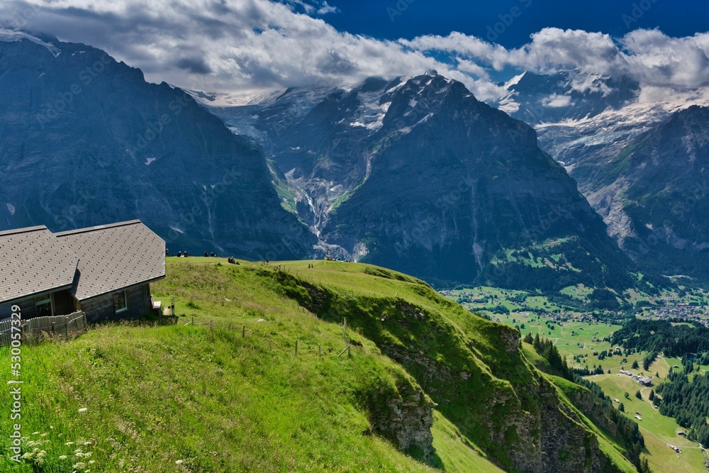 First Cliff Walk, Grindelwald, Switzerland First Cliff Walk, Grindelwald, Switzerland