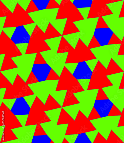 Abstract  vector seamless pattern with triangles background Tessellation Grid