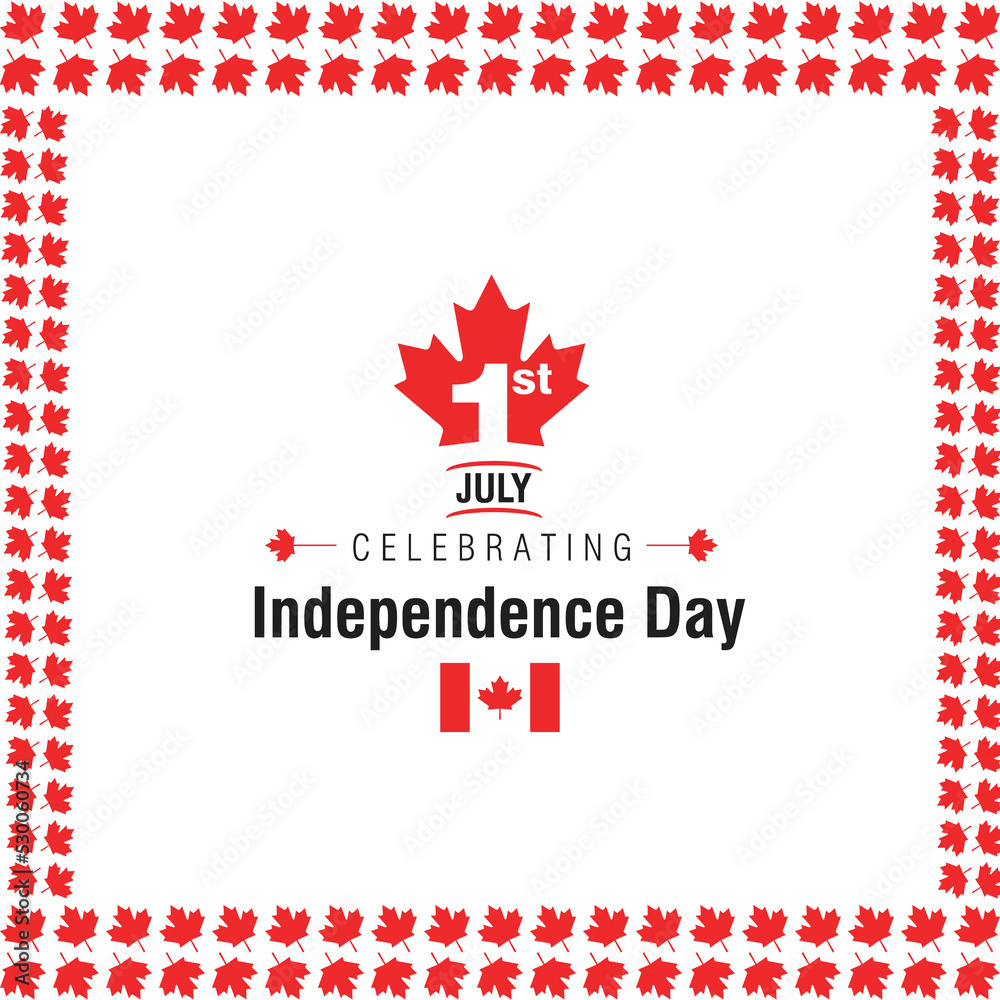 Happy Canada Day greeting card 2023 Happy Canada Day greeting card 2023