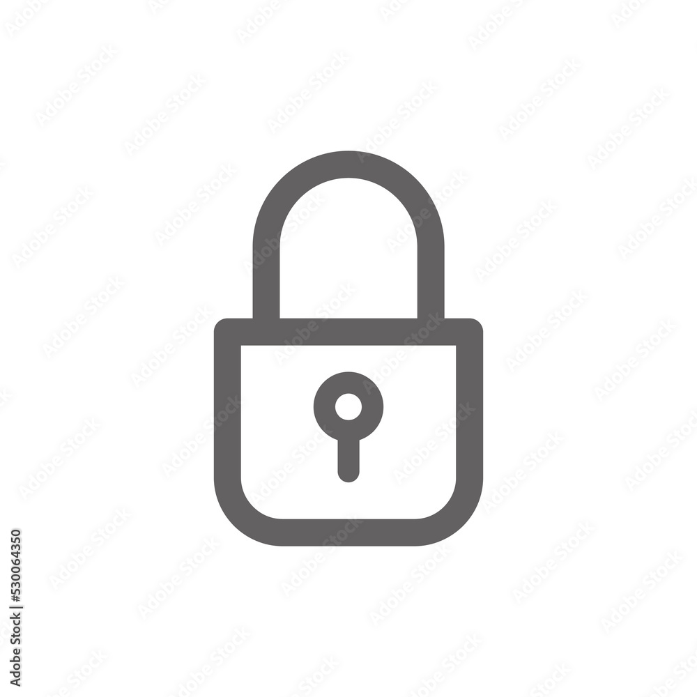 padlock icon. Perfect for web design or user interface applications. vector sign and symbol padlock icon. Perfect for web design or user interface applications. vector sign and symbol