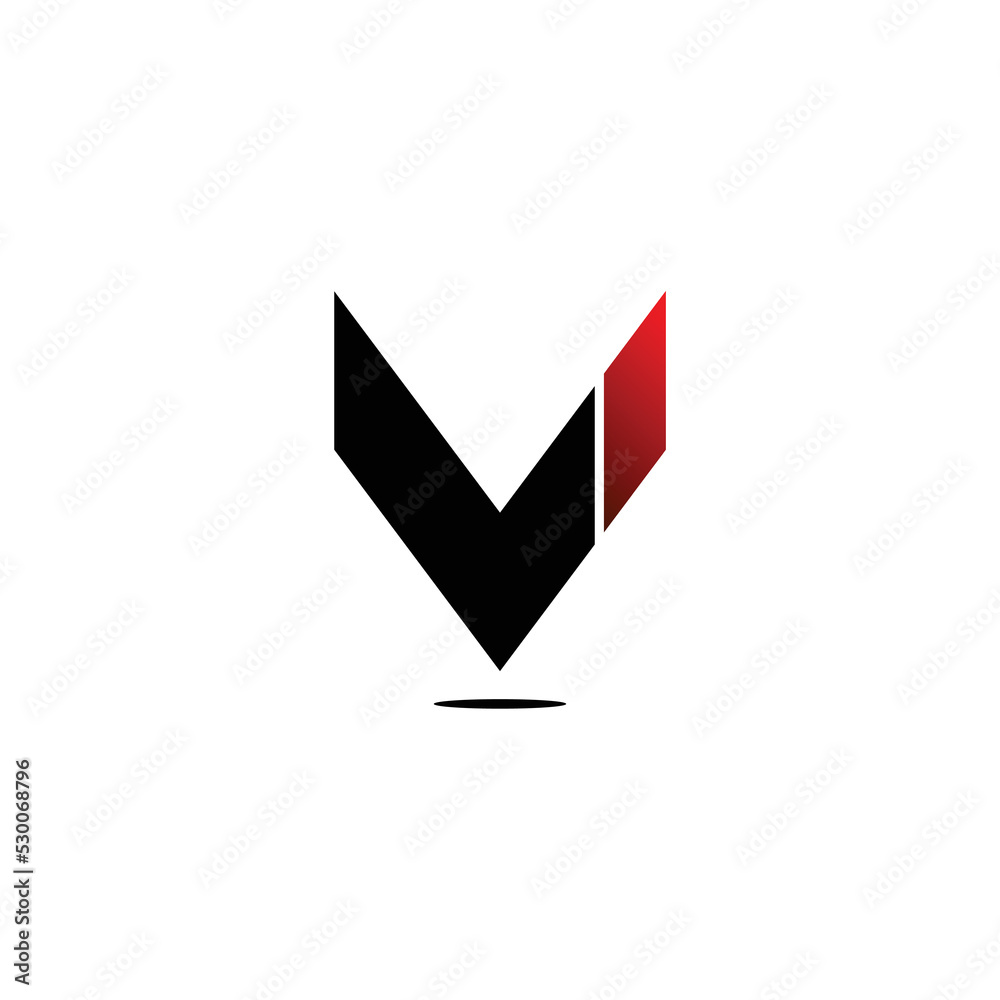 Letter VI simple logo design vector Letter VI simple logo design vector