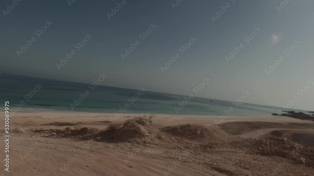 Offroad Through A Wadi in Oman Offroad Through A Wadi in Oman