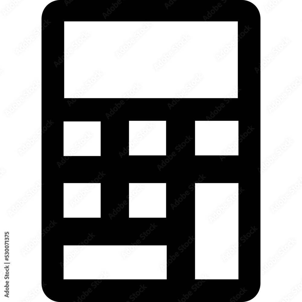Calculator Vector Icon Calculator Vector Icon