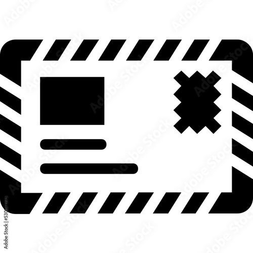Airmail Vector Icon