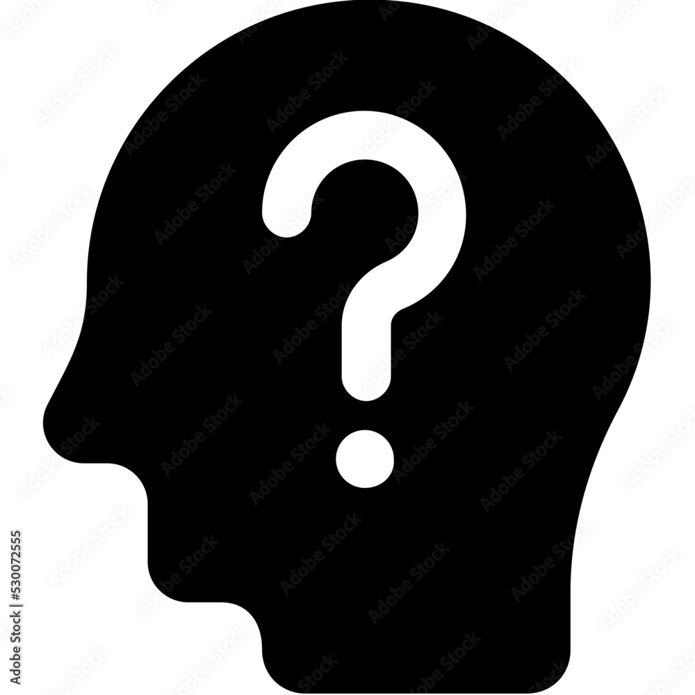 Thinking Vector Icon Thinking Vector Icon