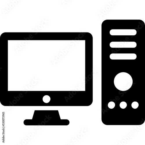 Computer Vector Icon 