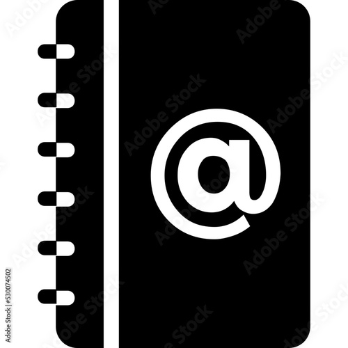 Address Book Vector Icon 