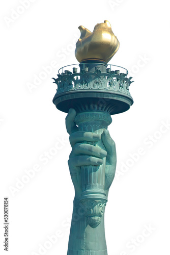 Statue of liberty Close Up on torch
