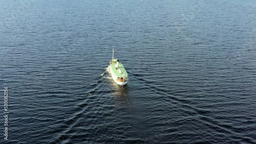 bateau à vapeur sur le lac Siljan en Suède entre Rattvik et Mora photo