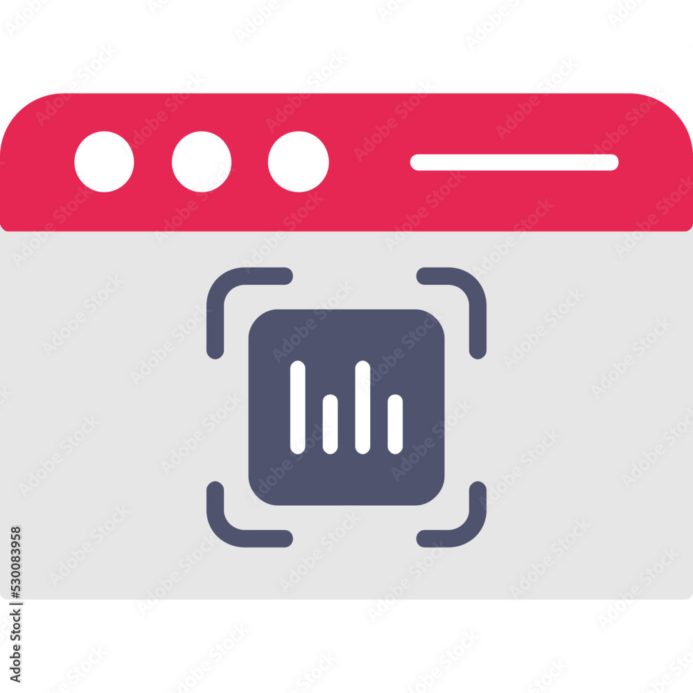Web page Scan Icon Web page Scan Icon